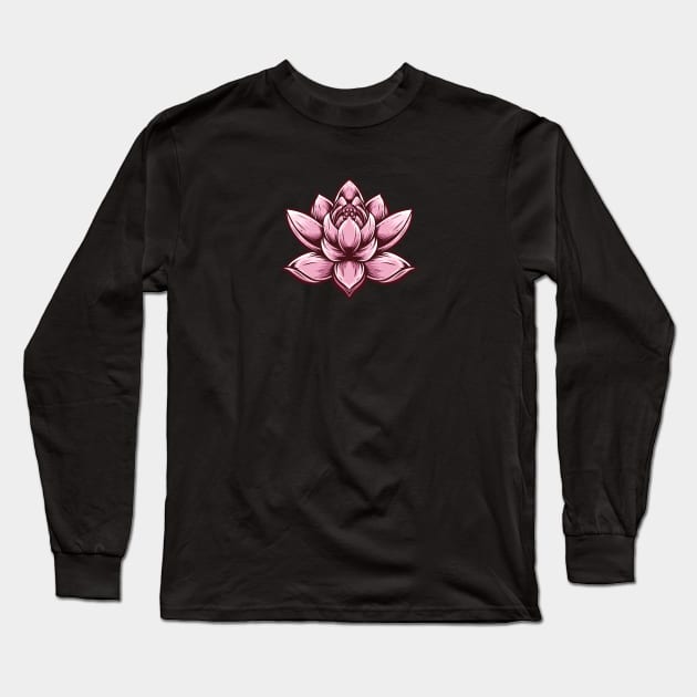 Lotus Long Sleeve T-Shirt by TambuStore